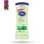 لوسیون بدن وازلین Vaseline مدل آلوئه‌ ورا تسکین‌ دهنده Aloe Soothe حجم 400 میلی لیتر(اورجینال)
