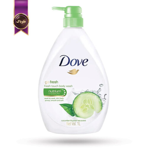 شامپو بدن داو Dove مدل عصاره خیار و چای سبز Cucumber & Green Tea حجم 1 لیتر (اورجینال)