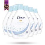 6 عدد شامپو بدن داو Dove مدل رطوبت‌ رسانی اکسیژنه Oxygen Moisture حجم 1 لیتر (اورجینال)