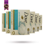 6 عدد صابون داو dove مدل لایه‌ بردار ملایم Gentle Exfoliating وزن 90 گرم (اورجینال)