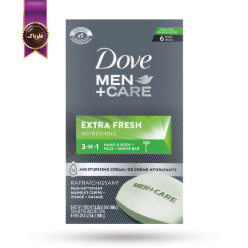 صابون داو dove مدل Men+Care Extra Fresh پک 6 تایی (اورجینال)
