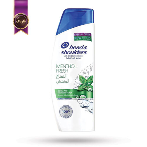 شامپو هد اند شولدرز Head & Shoulders مدل ضد شوره طراوت‌بخش با عصاره منتول Menthol Refresh حجم 400 میلی لیتر (اورجینال)