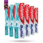 12 عدد خمیردندان کلگیت Colgate مدل Max White با کریستال‌های سفیدکننده حجم 100 میلی‌لیتر (اورجینال)