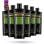 6 عدد شامپو ترزمی tresemme مدل آبرسان و نرم‌کننده موی فر و موج‌دار Flawless Waves حجم 400 میلی لیتر (اورجینال)