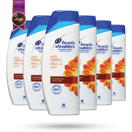 6 عدد شامپو هد اند شولدرز Head & Shoulders مدل ضدریزش و ضدشوره Anti Hairfall حجم 400 میلی لیتر (اورجینال)
