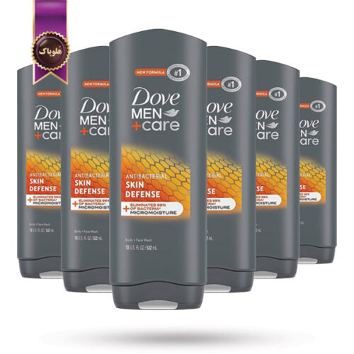 6 عدد شامپو بدن مردانه داو Dove Men+Care مدل محافظت از پوست Skin Defense حجم 532 میلی لیتر (اورجینال)
