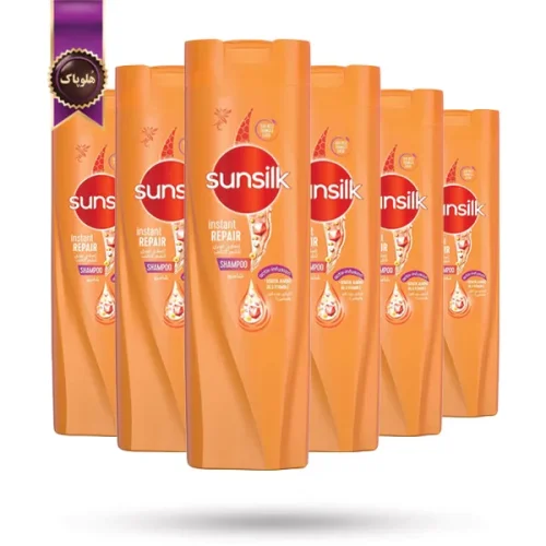 6 عدد شامپو مو سان سیلک Sunsilk مدل ترمیم فوری Instant Repair حجم 400 میلی لیتر (اورجینال)