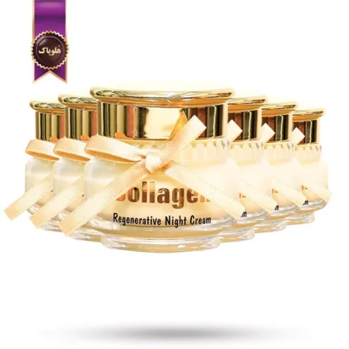 6 عدد کرم شب ترمیم کننده صورت ووکالی Wokali مدل کلاژن ساز Collagen حجم 200 میلی لیتر (اورجینال)