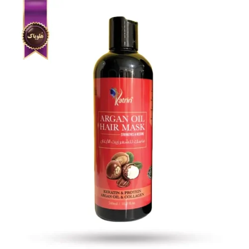 ماسک مو کاترین Katrin مدل روغن آرگان بدون سولفات Argan Oil حجم 500 میلی لیتر (اورجینال)