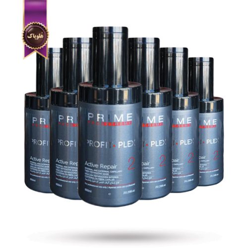 6 عدد پلکس مو پرایم Prime مدل شماره 2 تثبیت و ترمیم مو Active Repair حجم 600 میلی لیتر (اورجینال)