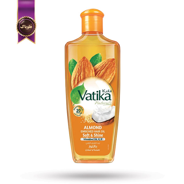 روغن مو واتیکا Vatika مدل بادام Almond حجم 200 میلی لیتر (اورجینال)