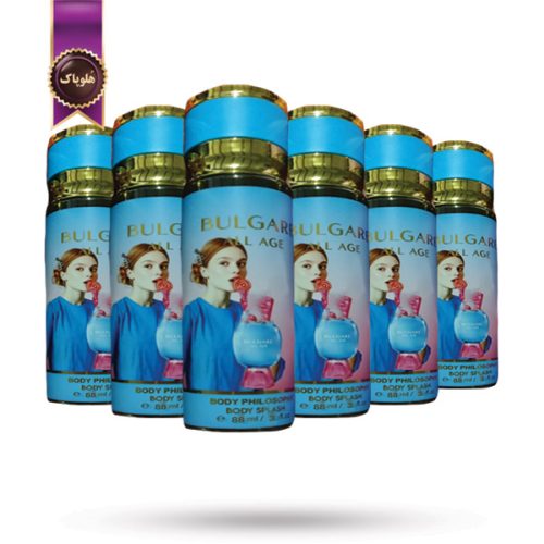 6 عدد بادی اسپلش ادکلنی فیلو سوفی philosophy مدل بولگاری آل ایج Bulgare All Age حجم 88 میلی لیتر (اورجینال)