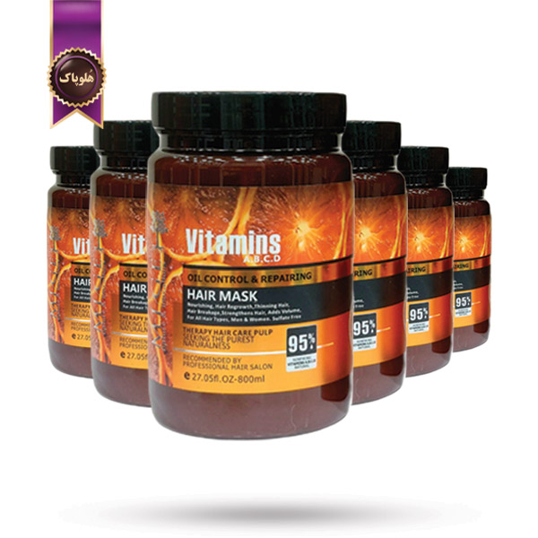 6 عدد ماسک مو میگ mige مدل ویتامین Vitamins حجم 800 میلی لیتر (اورجینال)