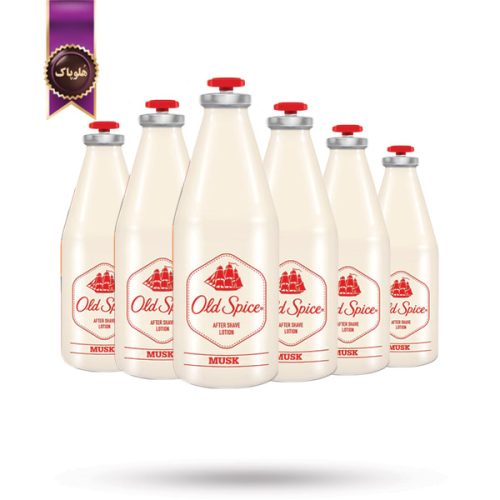 6 عدد لوسیون افتر شیو مردانه اولد اسپایس Old Spice مدل مشک Musk حجم 150 میلی‌ لیتر (اورجینال)