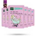6 عدد ماسک صورت ورقه‌ ای مویام MOOYAM مدل زغال فعال و اسید گلیکولیک Charcoal Glycolic Acid پک 1 عددی (اورجینال)