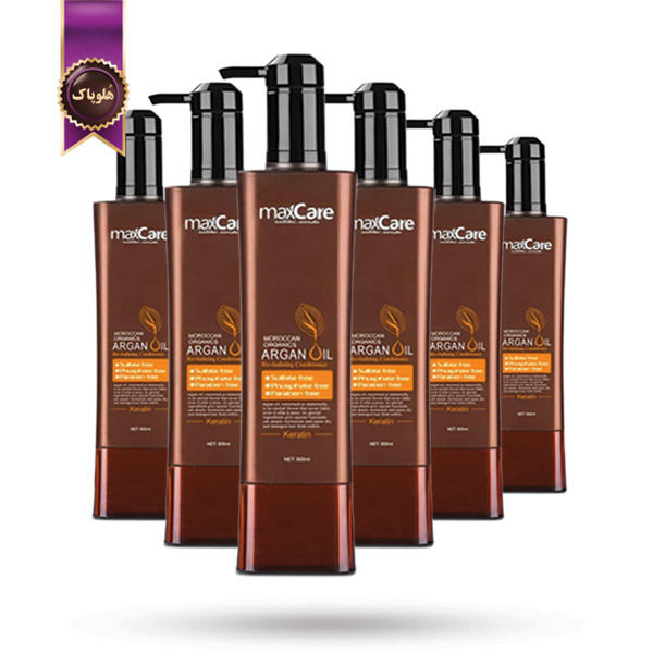 6 عدد نرم کننده مکس کر MaxCare مدل روغن آرگان Argan Oil حجم 800 میلی‌لیتر (اورجینال)