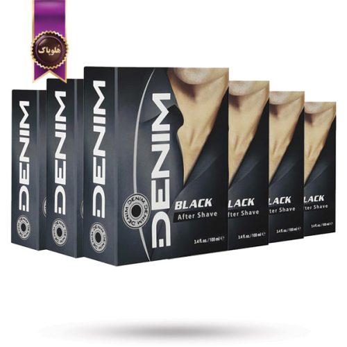 6 عدد افتر شیو دنیم Denim مدل بلک Black حجم 100 میلی لیتر (اورجینال)
