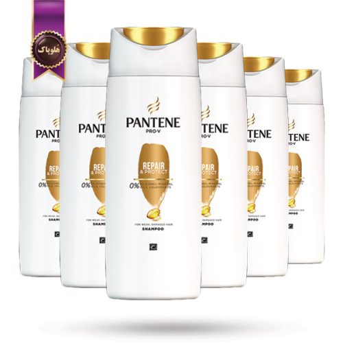 6 عدد شامپو مو پنتن Pantene مدل ترمیم‌ کننده و محافظت‌ کننده Repair & Protect حجم 700 میلی لیتر (اورجینال)
