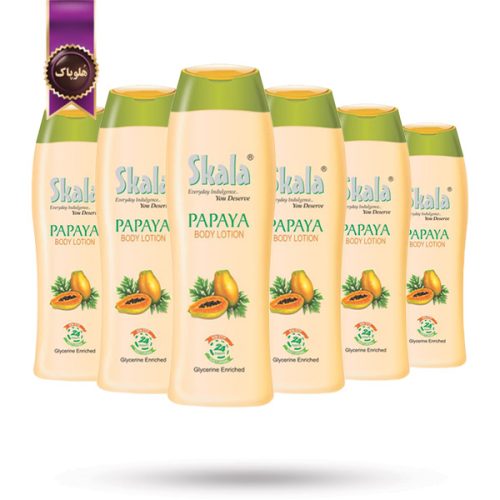6 عدد لوسیون بدن اسکالا Skala مدل پاپایا PAPAYA حجم 400 میلی لیتر (اورجینال)