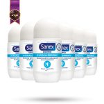 6 عدد مام رول ضد تعریق سانکس Sanex مدل هایپو آلرژنیک Hypoallergenic حجم 50 میلی لیتر (اورجینال)