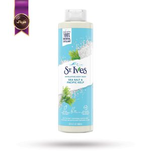 شامپو بدن سنت ایوز St.Ives مدل نمک دریایی و جلبک اقیانوسی Sea Salt & Pacific Kelp حجم 650 میلی لیتر (اورجینال)