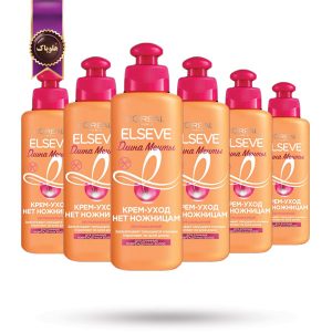 6 عدد کرم‌ مراقبت مو لورآل پاریس Loreal Paris مدل السیو Elseve حجم 200 میلی لیتر (اورجینال)