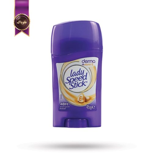 مام استیک ضد تعریق لیدی اسپید Lady Speed مدل درما ویتامین ای Derma +Vitamin E وزن 45 گرم (اورجینال)
