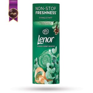دانه خوشبوکننده لباس لنور Lenor رایحه چوب صندل و اکالیپتوس Sandalwood & Eucalyptus وزن 176 گرم (اورجینال)