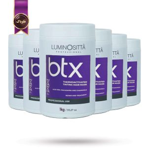 6 عدد بوتاکس مو لومینوسیتا Luminositta BTX مخصوص موهای رنگ‌شده و بلوند Tinting وزن 1 کیلو گرم (اورجینال)