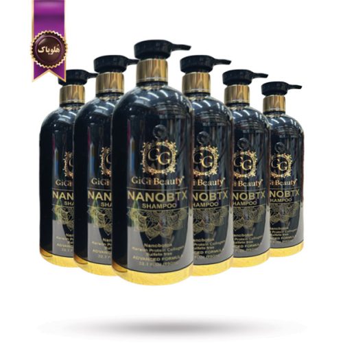 6 عدد شامپو مو جی جی بیوتی GiGi Beauty مدل نانو بوتاکس NANOBTX حجم 950 میلی لیتر (اورجینال)