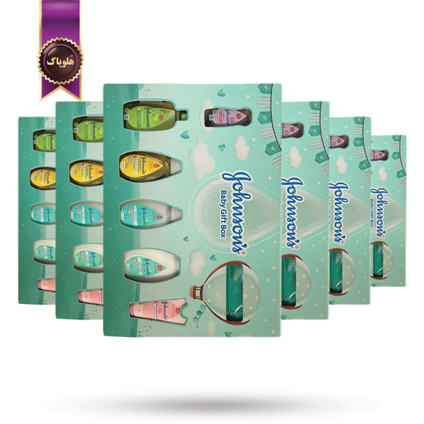 6 بسته ست هدیه محصولات کامل مراقبت از کودک جانسون Johnson’s Baby Gift Box (اورجینال)