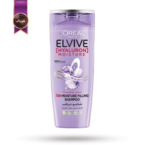 شامپو مو الویو لورآل Loreal Elvive مدل آبرسان هیالورون Hyaluron Moisture حجم 400 میلی لیتر (اورجینال)