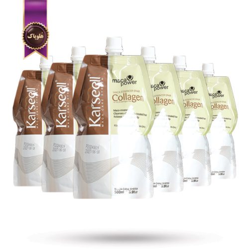 6 عدد ماسک مو کارسل Karseell مدل کلاژن Collagen حجم 500 میلی لیتر (اورجینال)
