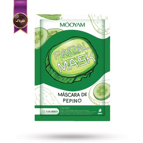 ماسک صورت ورقه‌ ای مویام MOOYAM مدل خیار Cucumber پک 1 عددی (اورجینال)