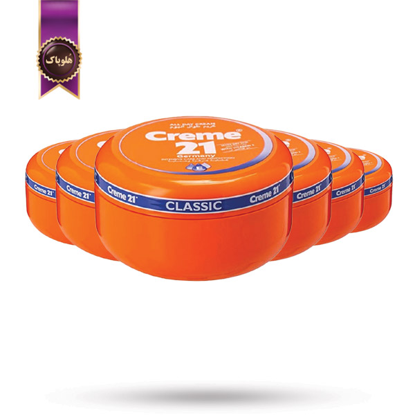 6 عدد کرم مرطوب‌کننده کرم 21 Creme 21 All Day Cream مدل کلاسیک classic حجم 250 میلی لیتر (اورجینال)
