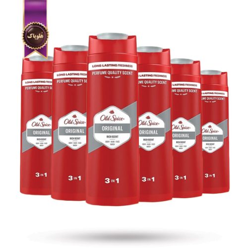 6 عدد شامپو سه‌ کاره اولد اسپایس Old Spice مدل اورجینال Original حجم 400 میلی‌ لیتر (اورجینال)
