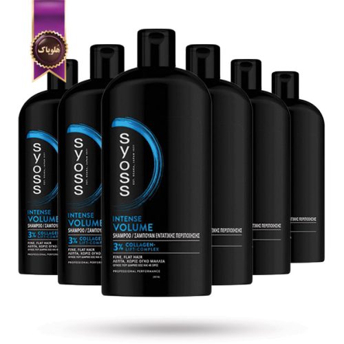 6 عدد شامپو مو سایوس Syoss مدل افزایش حجم مو Volume حجم 750 میلی لیتر (اورجینال)