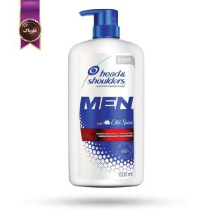 شامپو مو مردانه هد اند شولدرز Head & Shoulders Men مدل اولد اسپایس Old Spice حجم 1 لیتر (اورجینال)