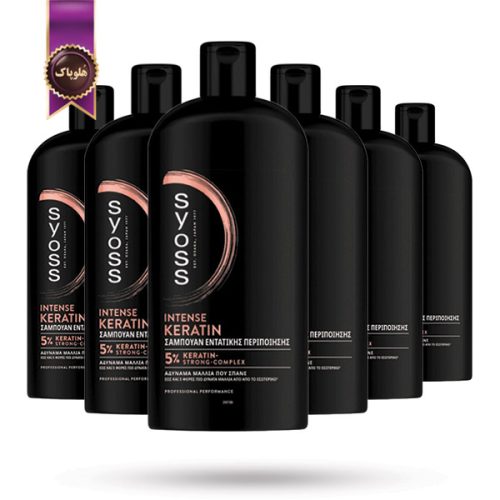 6 عدد شامپو مو سایوس Syoss مدل کراتین Keratin حجم 750 میلی لیتر (اورجینال)