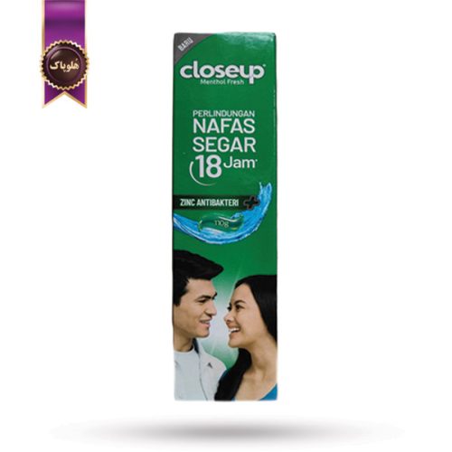 خمیردندان کلوز آپ Closeup مدل فرمولاسیون حاوی زینک Zinc Antibakteri حجم 110 میلی لیتر (اورجینال)