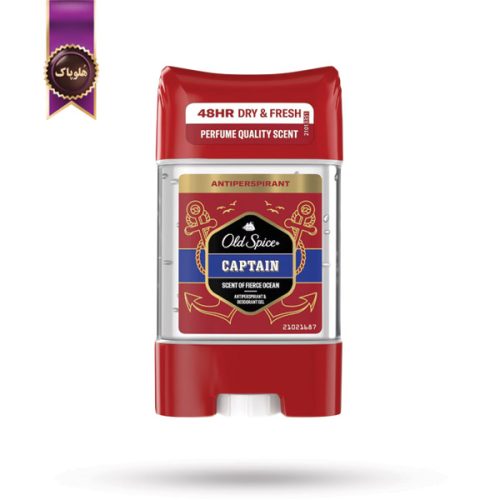 دئودورانت ژلی ضدتعریق مردانه اولد اسپایس Old Spice مدل کاپیتان Captain حجم 70 میلی‌لیتر (اورجینال)