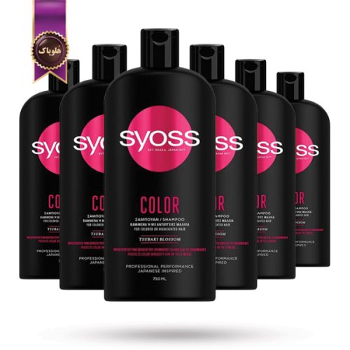 6 عدد شامپو مو سایوس Syoss مدل کالر Color حجم 750 میلی لیتر (اورجینال)