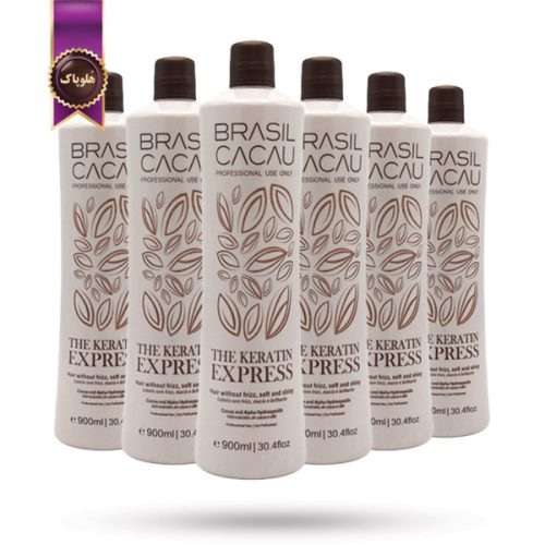 6 عدد کراتین مو برزیل کاکائو Brasil Cacau مدل اکسپرس Express حجم 900 میلی لیتر (اورجینال)