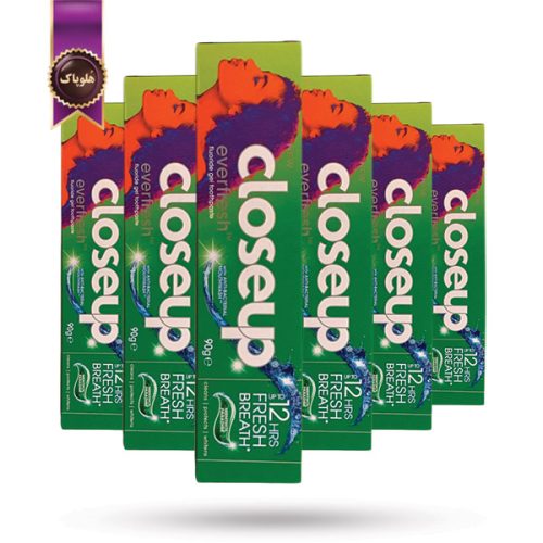 12 عدد خمیردندان کلوز آپ Closeup مدل منتول پارادایس Menthol Paradise حجم 90 میلی لیتر (اورجینال)