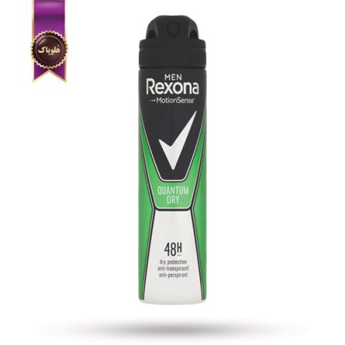 اسپری دئودورانت ضد تعریق مردانه رکسونا Rexona مدل کنترل حرفه‌ای تعریق Quantum Dry حجم 200 میلی لیتر (اورجینال)