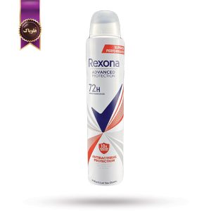 اسپری دئودورانت ضد تعریق رکسونا Rexona مدل آنتی باکتریال Antibacterial حجم 200 میلی لیتر (اورجینال)