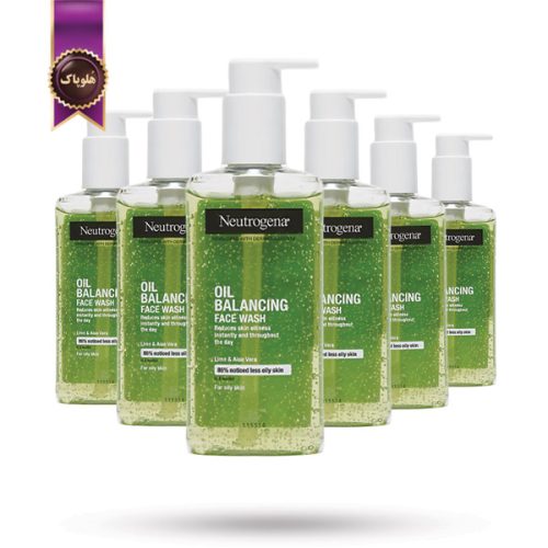 6 عدد ژل شوینده صورت نوتروژینا Neutrogena مدل مخصوص پوست چرب Oil Balancing حجم 200 میلی لیتر (اورجینال)