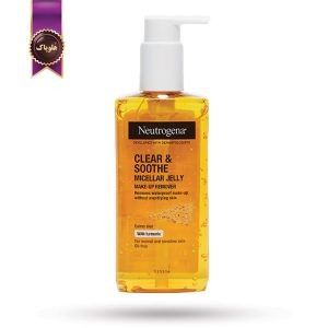 ژل پاک‌ کننده آرایش نوتروژینا Neutrogena با فرمول میسلار برای پاک‌ سازی و تسکین پوست Clear & Soothe Micellar حجم 200 میلی لیتر (اورجینال)