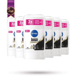 6 عدد مام استیک ضد تعریق زنانه نیوا Nivea مدل نرم و ابریشمی Invisible Silky Smooth حجم 50 میلی‌ لیتر (اورجینال)