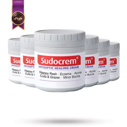 6 عدد کرم سودو کرم Sudocrem مدل ضد عفونی‌ کننده و ترمیم‌ کننده Antiseptic Healing وزن 125 گرم (اورجینال)